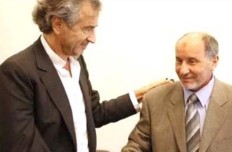 BHL et le chef du CNT- Libye